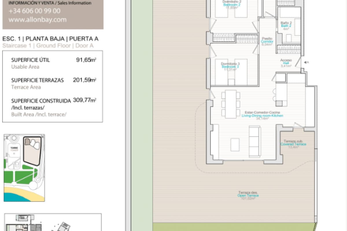 Obra nueva Allon Bay Village AURA en La Villajoyosa / Vila Joiosa (Revista) plan 1