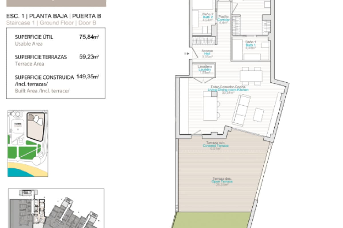 Obra nueva Allon Bay Village AURA en La Villajoyosa / Vila Joiosa (Revista) plan 2