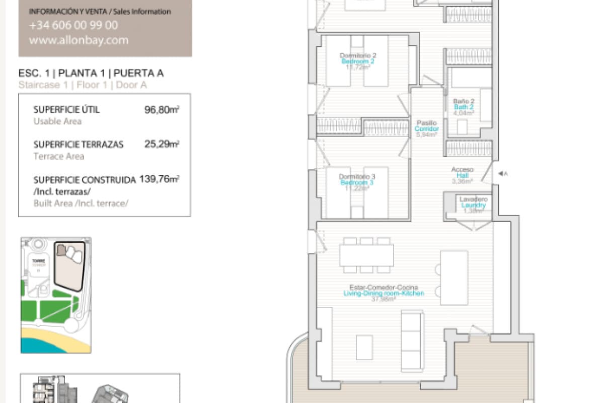 Obra nueva Allon Bay Village AURA en La Villajoyosa / Vila Joiosa (Revista) plan 3