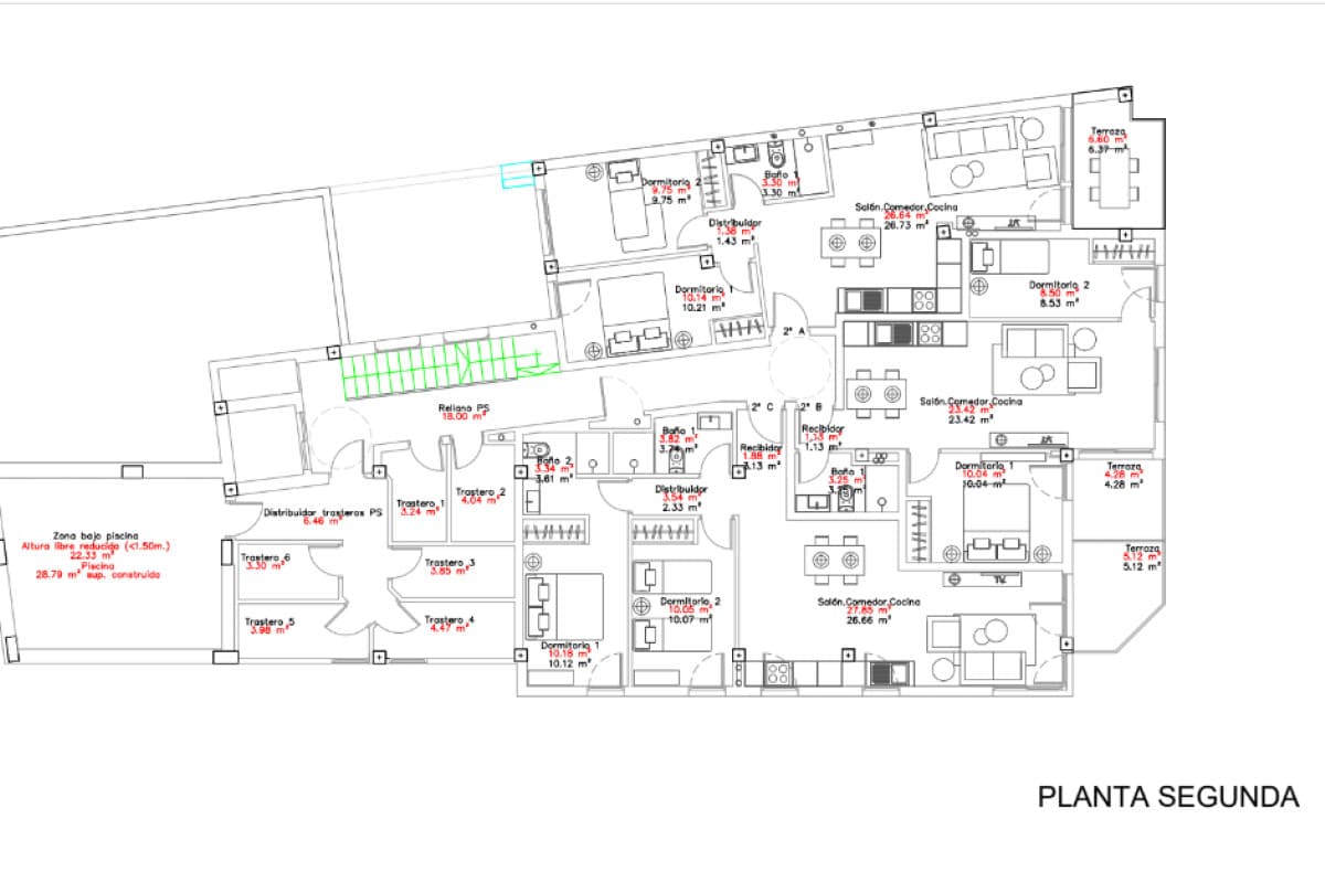 Obra nueva Residencial Lunamar en San Pedro del Pinatar (Revista) plan 3