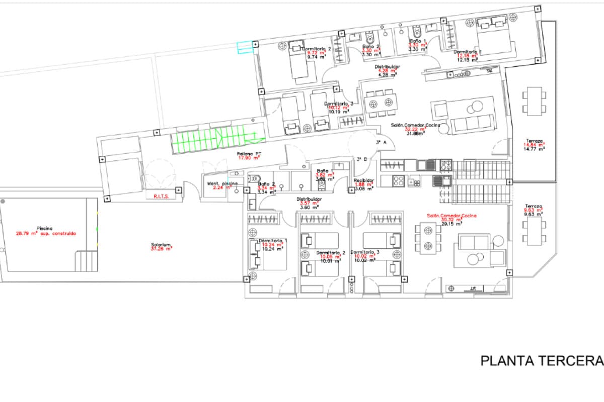 Obra nueva Residencial Lunamar en San Pedro del Pinatar (Revista) plan 4