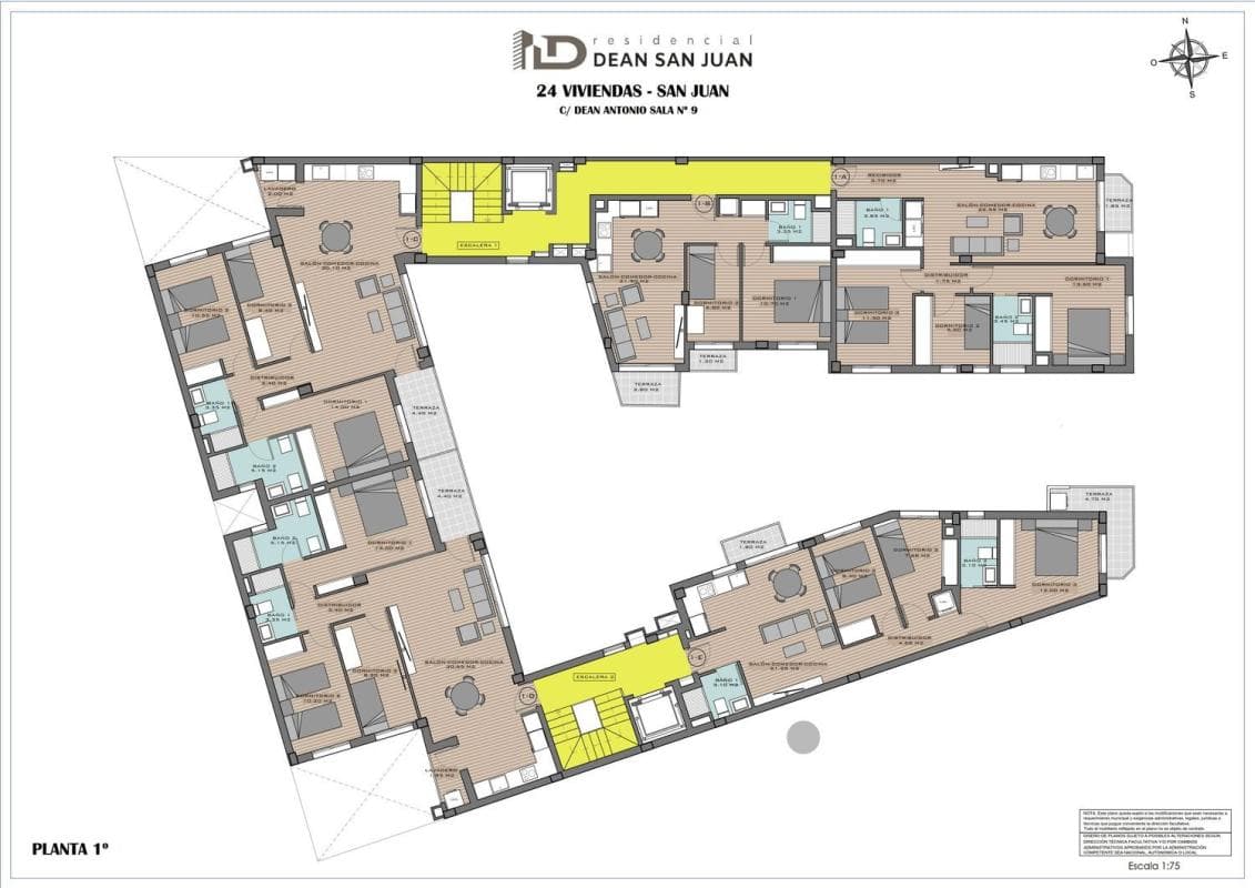 Obra nueva Residencial Dean San Juan en Alicante / Alacant (Revista) plan 3