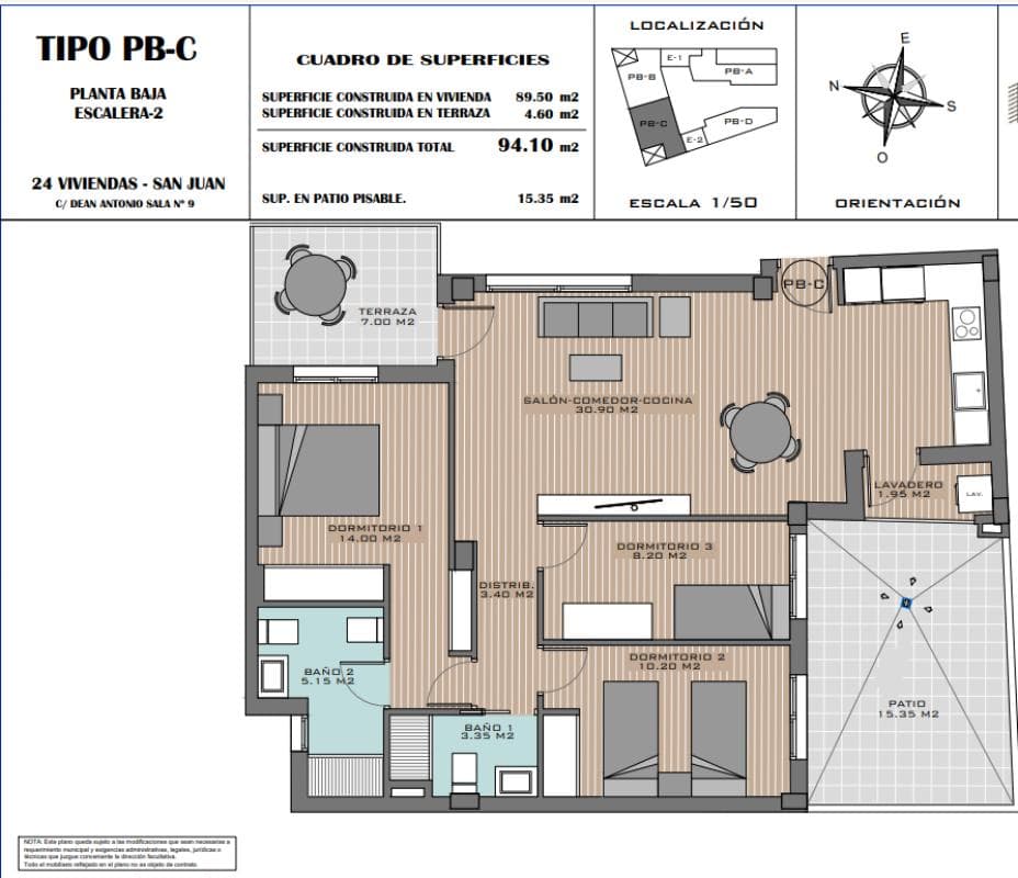 Obra nueva Residencial Dean San Juan en Alicante / Alacant (Revista) plan 4