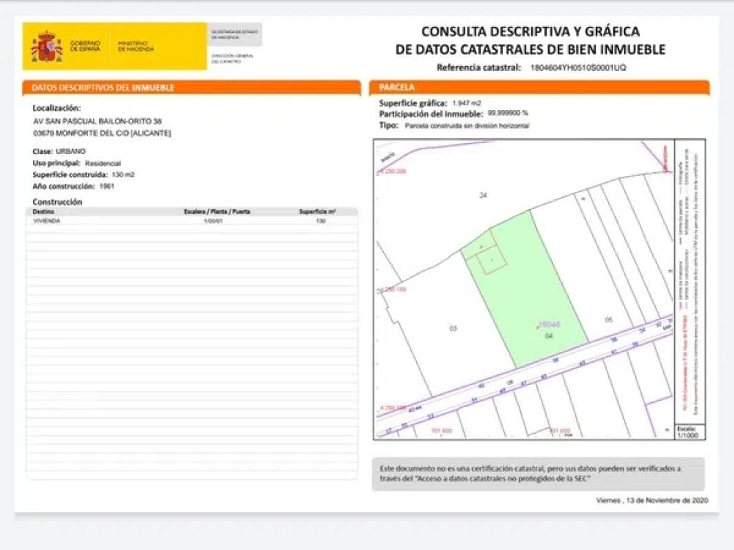 Terreno en venta en Monforte del Cid, Alicante photo 2