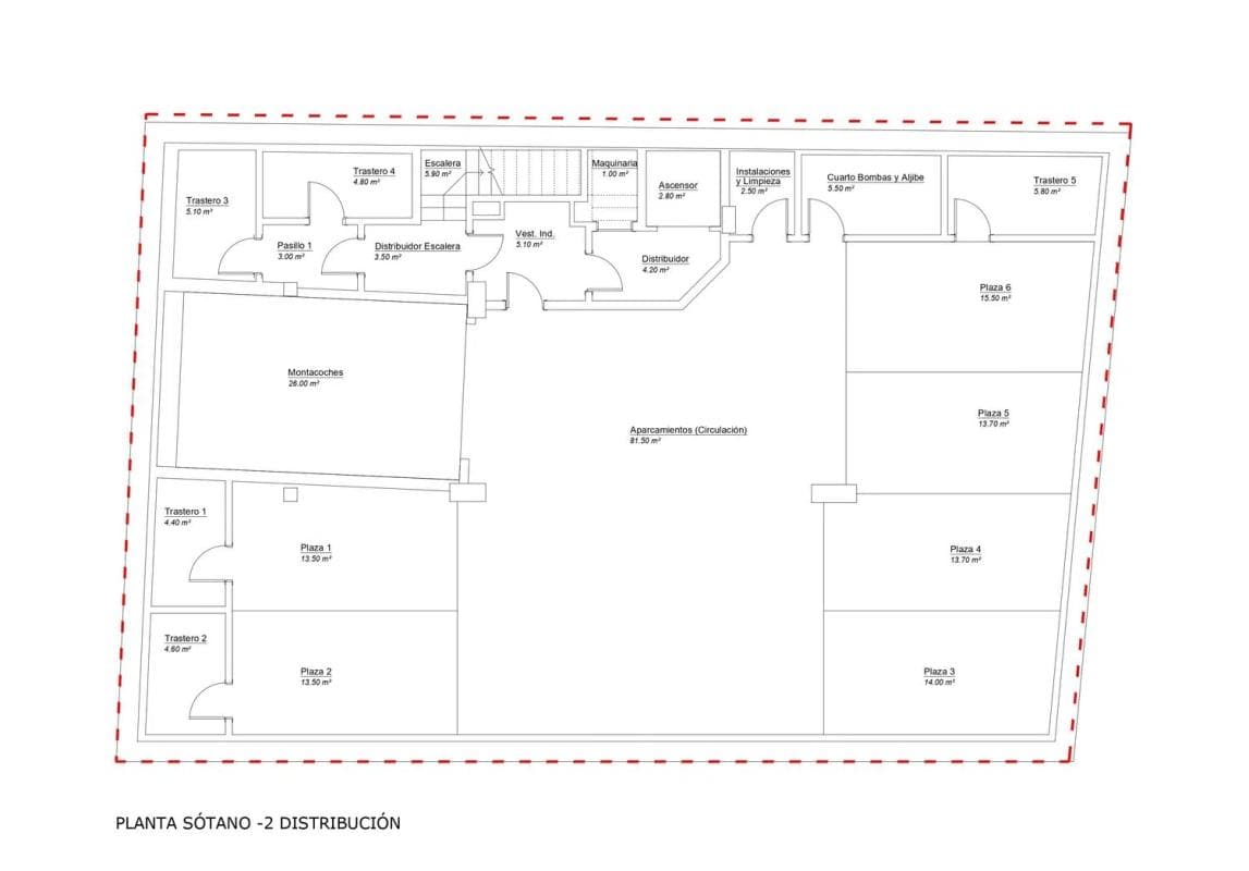 Obra nueva 11 VIVIENDAS EN ALAMEDA PRINCIPAL en Málaga (Revista) plan 1