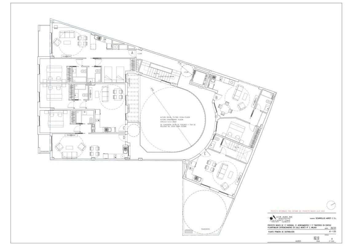 Новостройка CALLE MORETI 3 в Малага plan 2