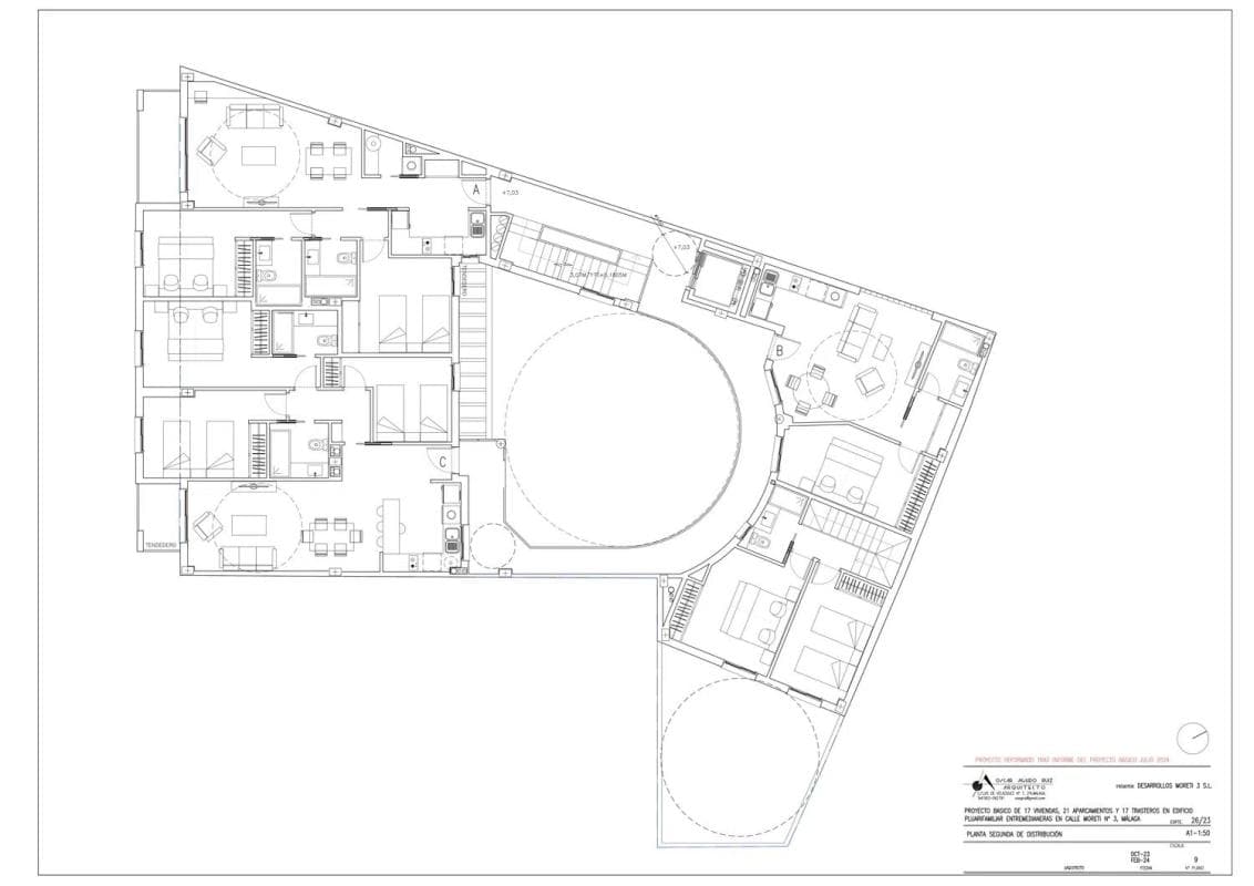Новостройка CALLE MORETI 3 в Малага plan 9
