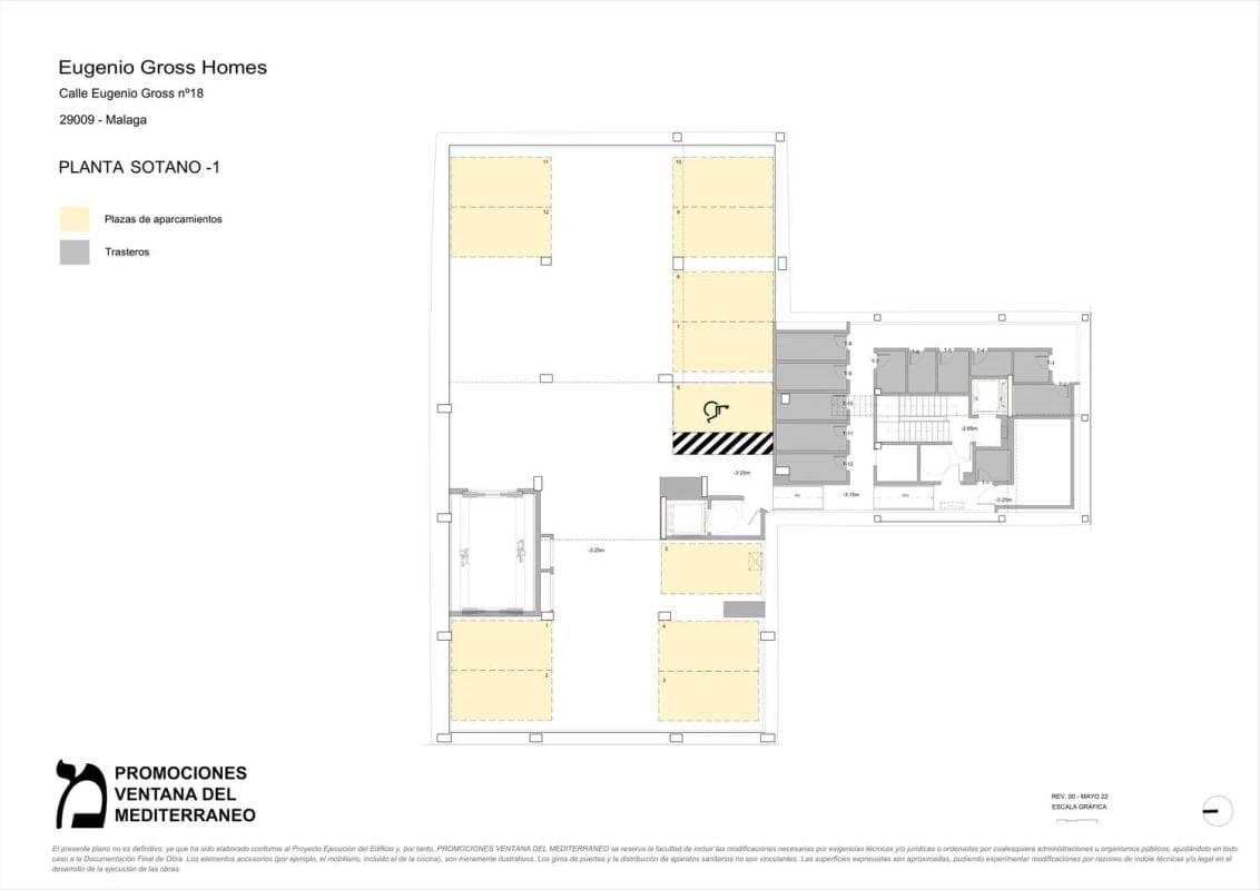 Venta de piso en Calle Eugenio Gross , 18, Málaga
plan 4
