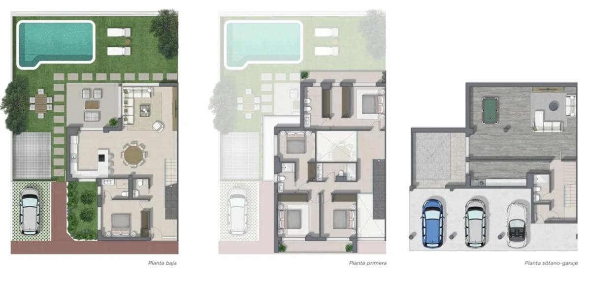Obra nueva RESIDENCIAL HERMAFER en Boadilla del Monte (Revista) plan 2