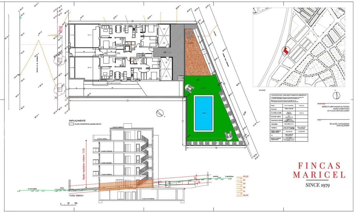 Obra nueva TENIS en Vilanova i la Geltrú (Revista) plan 1
