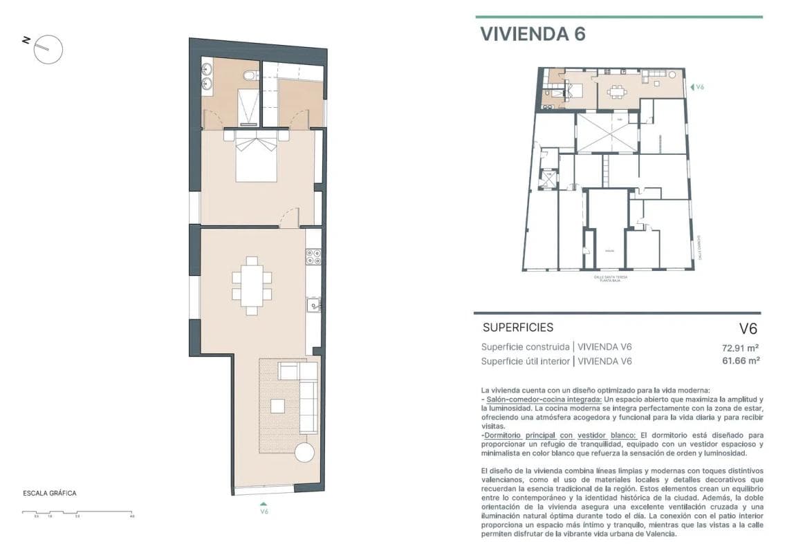 Obra nueva Apartamentos Mercat Central en València (Revista) plan 2