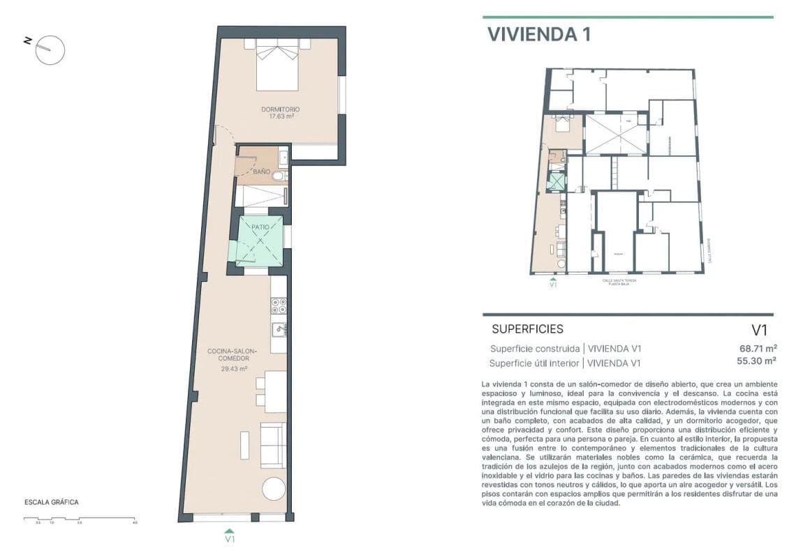 Obra nueva Apartamentos Mercat Central en València (Revista) plan 6