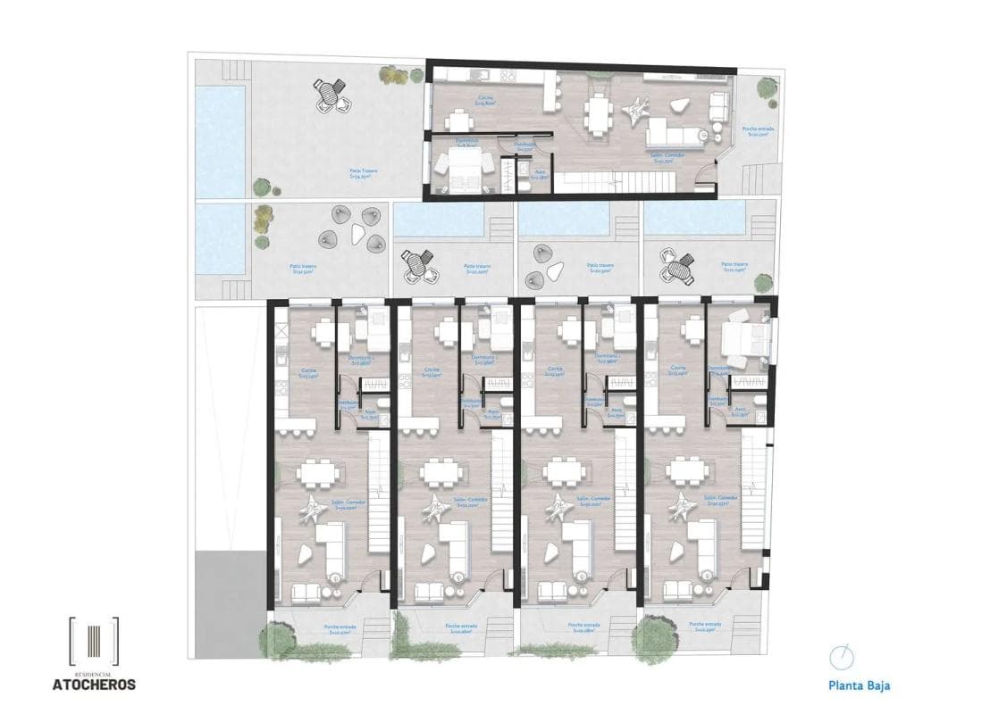Obra nueva COOPERATIVA LA FLOTA HOGAR RESIDENCIAL ATOCHEROS en Murcia (Revista) plan 2