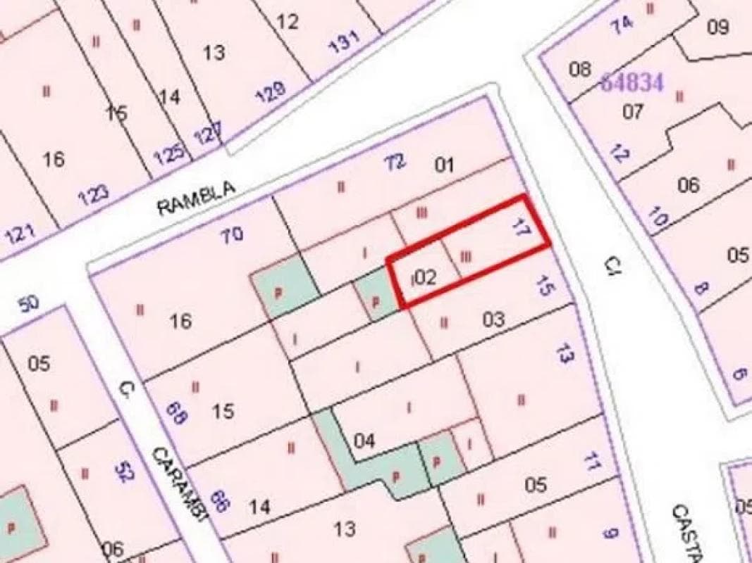 Terreno en venta en Villena, Alicante plan 1