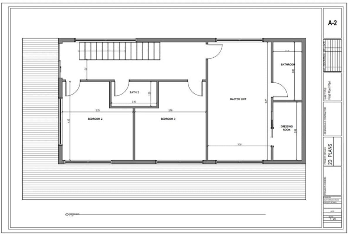New construction VILLA RIO DE ORO in Manilva plan 2