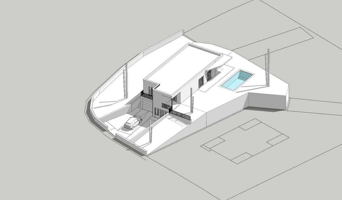 Obra nueva Casa Unifamiliar Autosostenible en Calders (Revista) plan 3