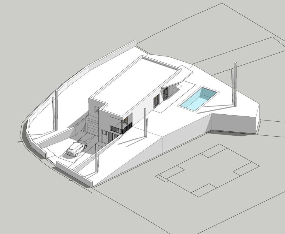 Obra nueva Casa Unifamiliar Autosostenible en Calders (Revista) plan 4