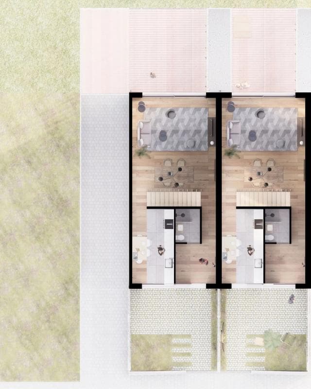 Obra nueva Progrés 136 en Torelló (Revista) plan 1