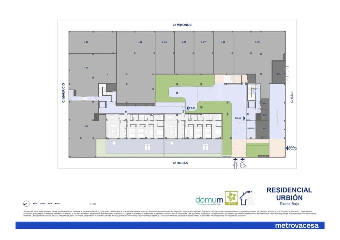 New construction Residencial Urbión Palmas altas in Seville plan 1
