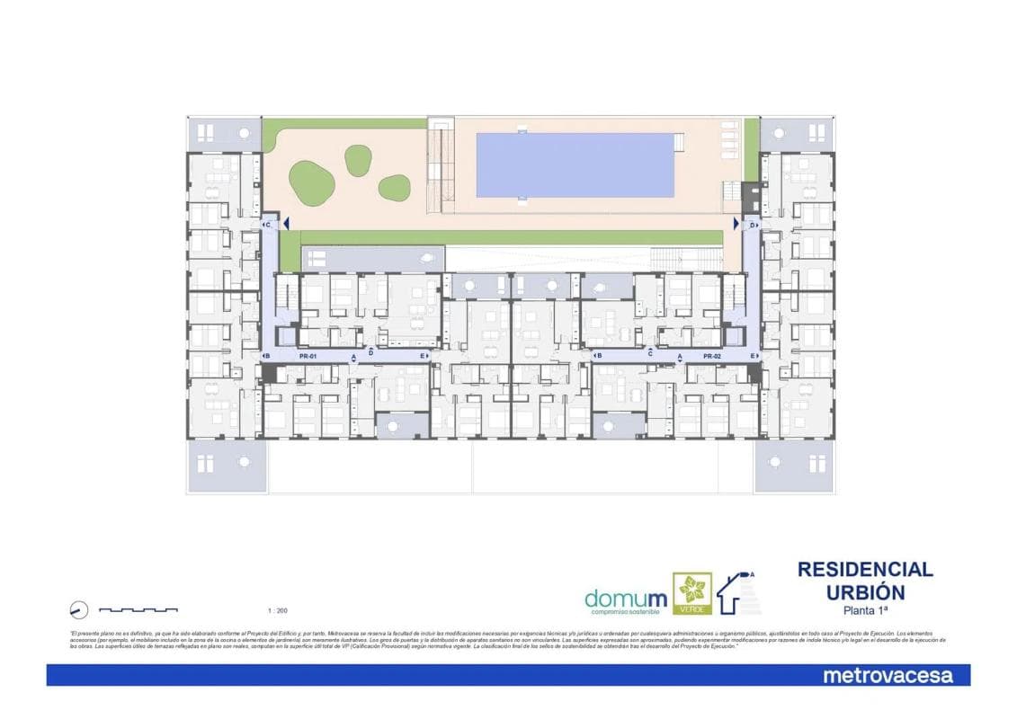 New construction Residencial Urbión Palmas altas in Seville plan 2