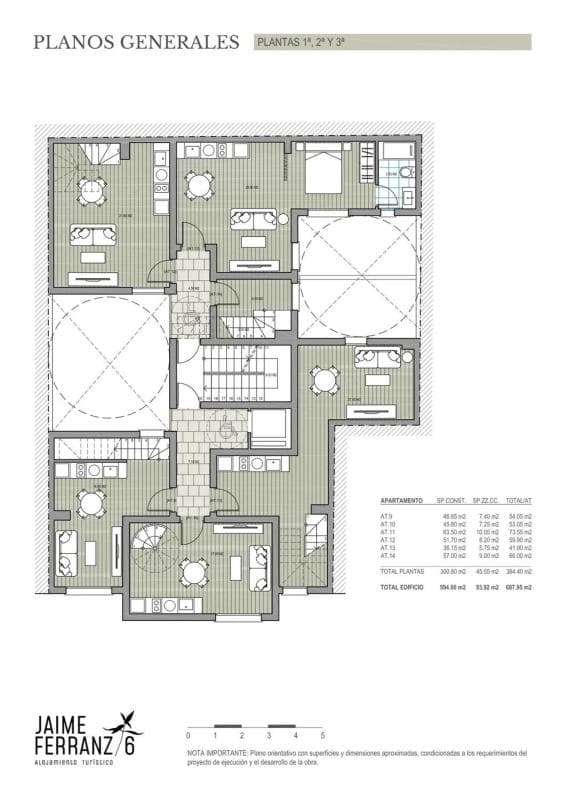 Obra nueva AT Jaime Ferranz 6 en Sevilla (Revista) plan 1