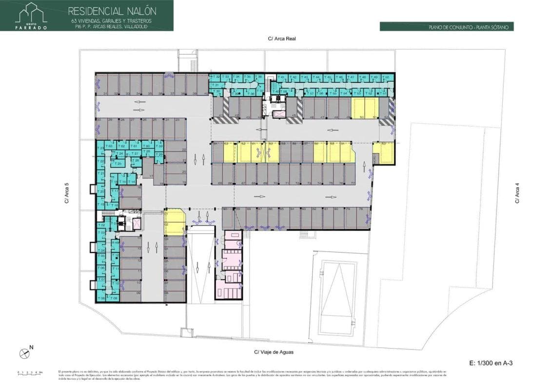 Obra nueva Residencial Nalón en Valladolid (Revista) plan 1