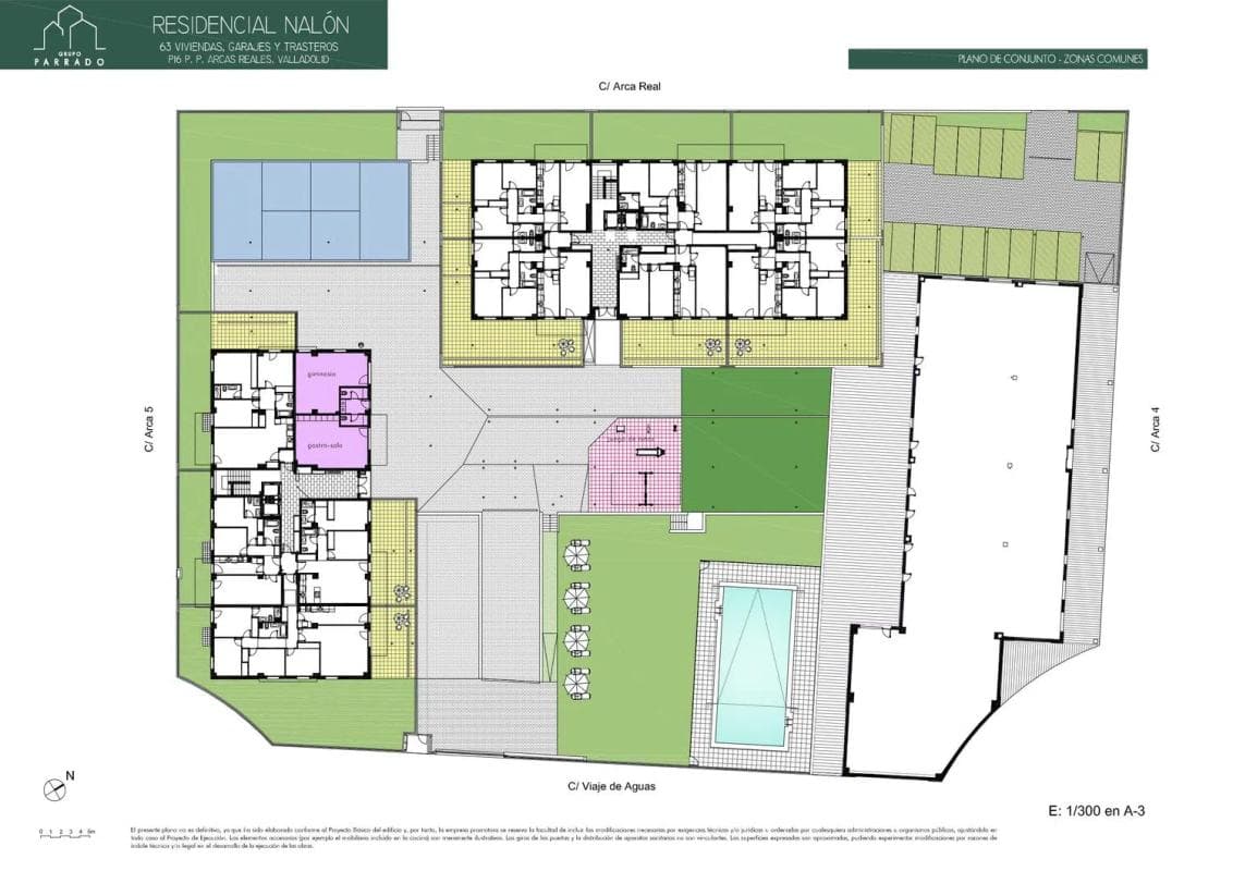 Obra nueva Residencial Nalón en Valladolid (Revista) plan 2