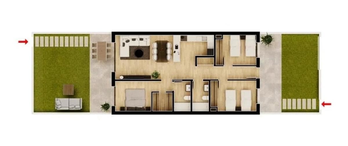 Venta de piso en Jubalcoi-Saladas, Elche / Elx
plan 1