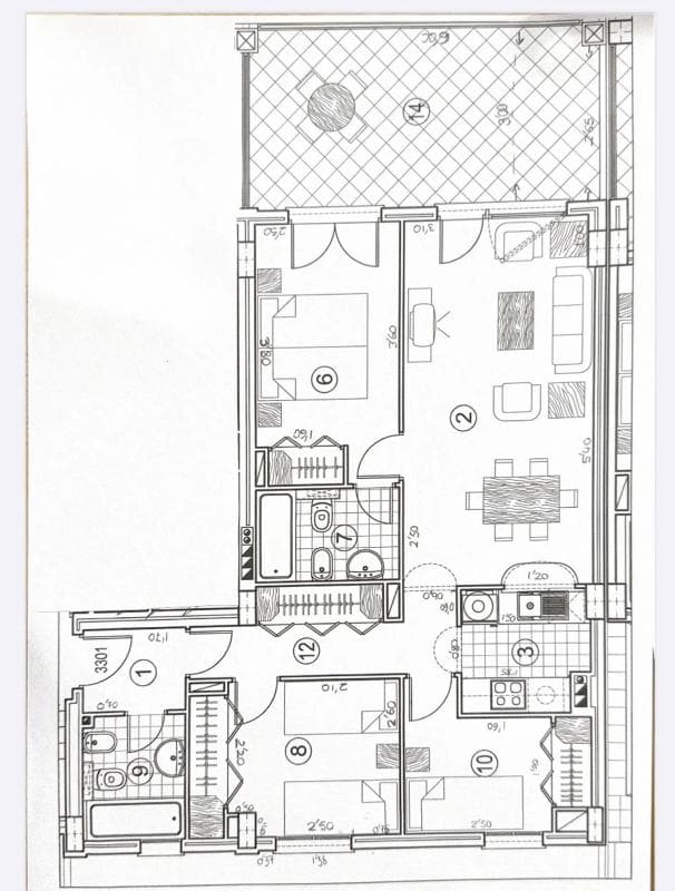 Sprzedaż mieszkania w Calle Llac Baikal, 7, Dénia
plan 1