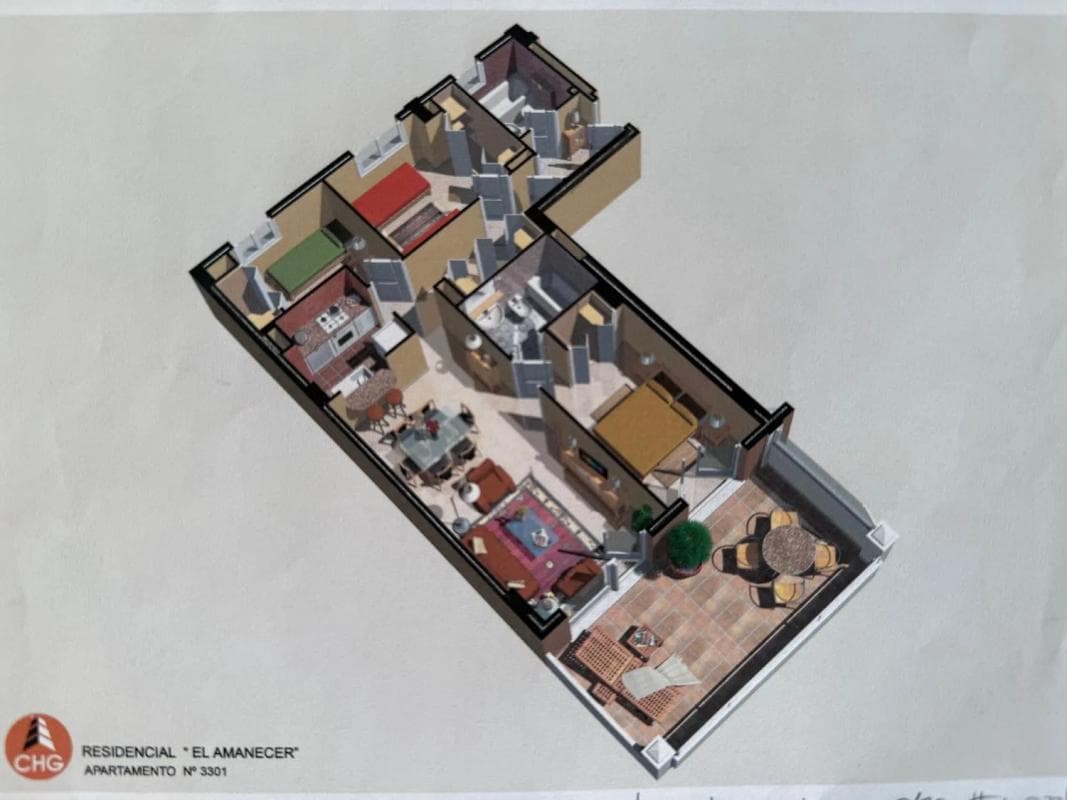 Sprzedaż mieszkania w Calle Llac Baikal, 7, Dénia
plan 2