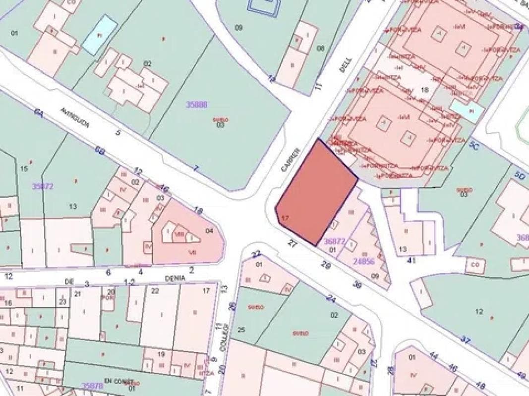 Terreno en venta en Pedreguer, Alicante plan 1