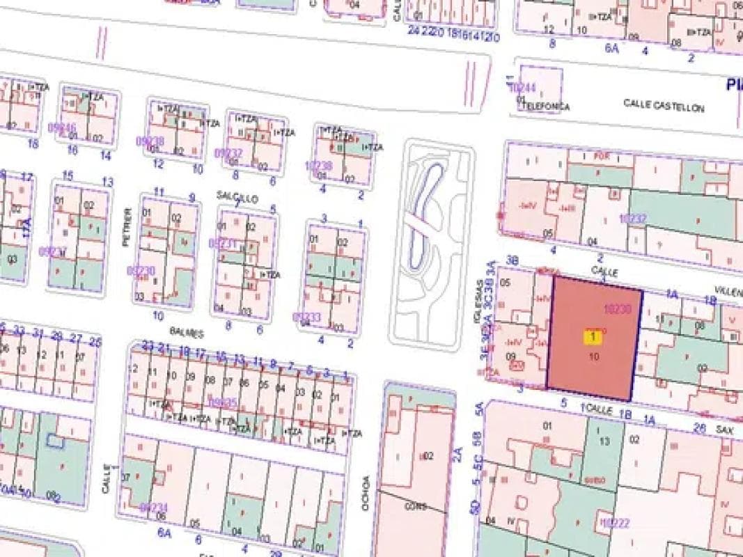 Terreno en venta en Pinoso, Alicante plan 1