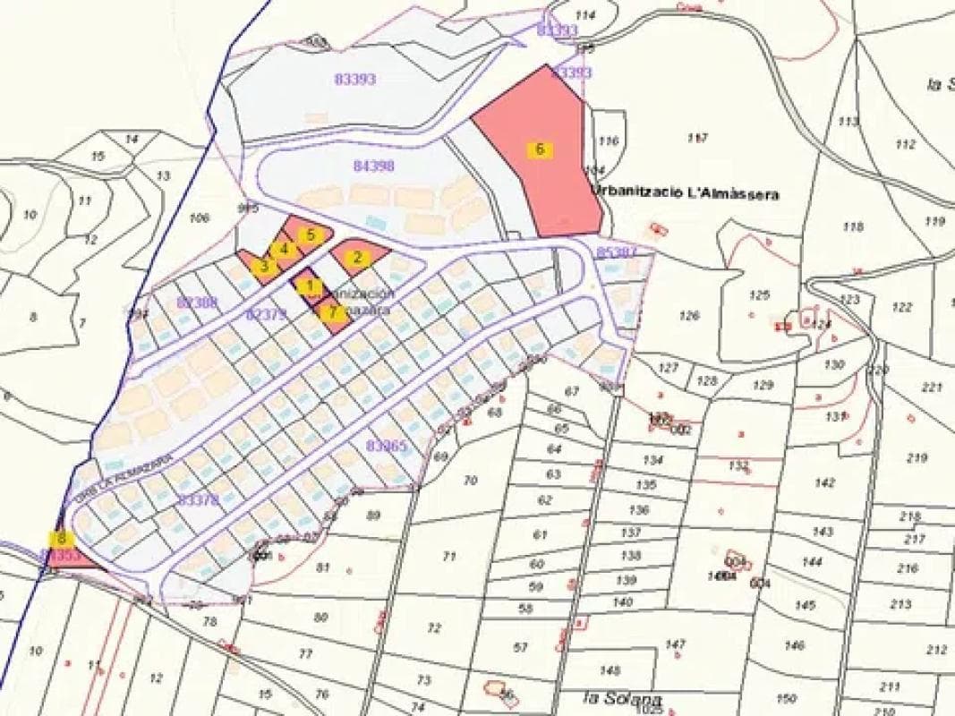 Terreno en venta en Jalón, Alicante plan 1
