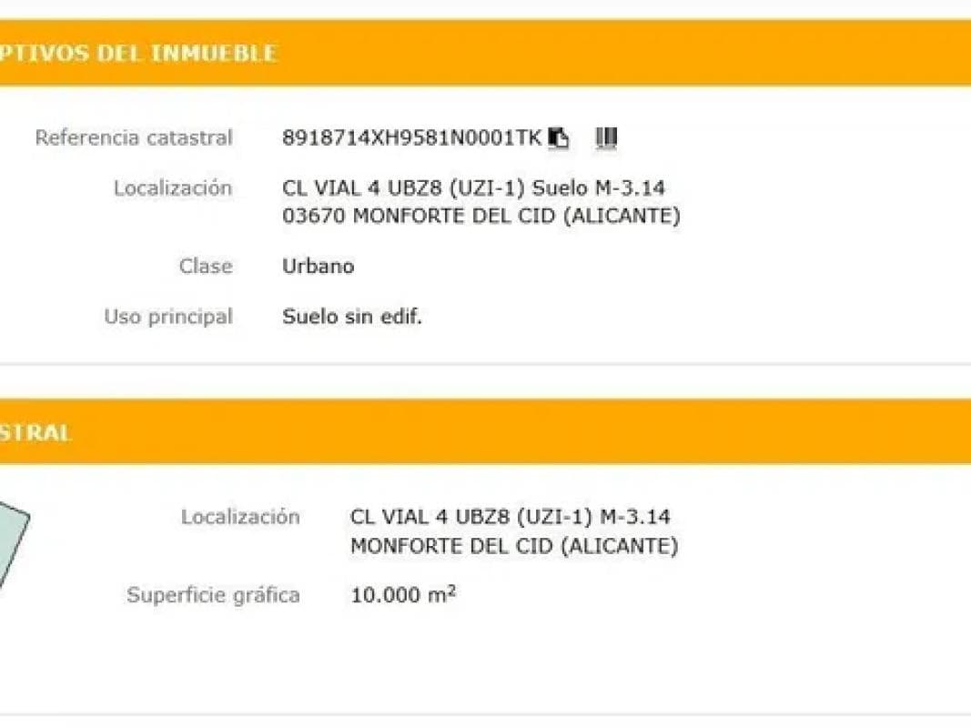 Terreno en venta en Monforte del Cid, Alicante photo 5