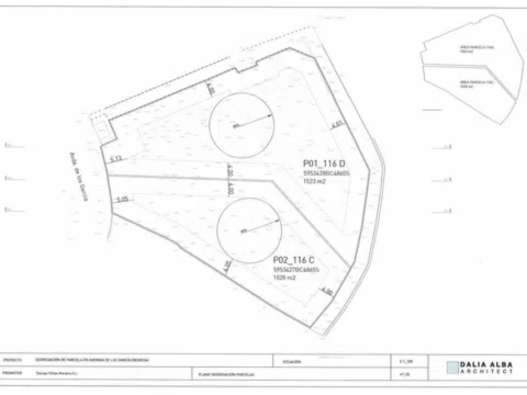 Terreno en venta en Benissa, Alicante plan 1
