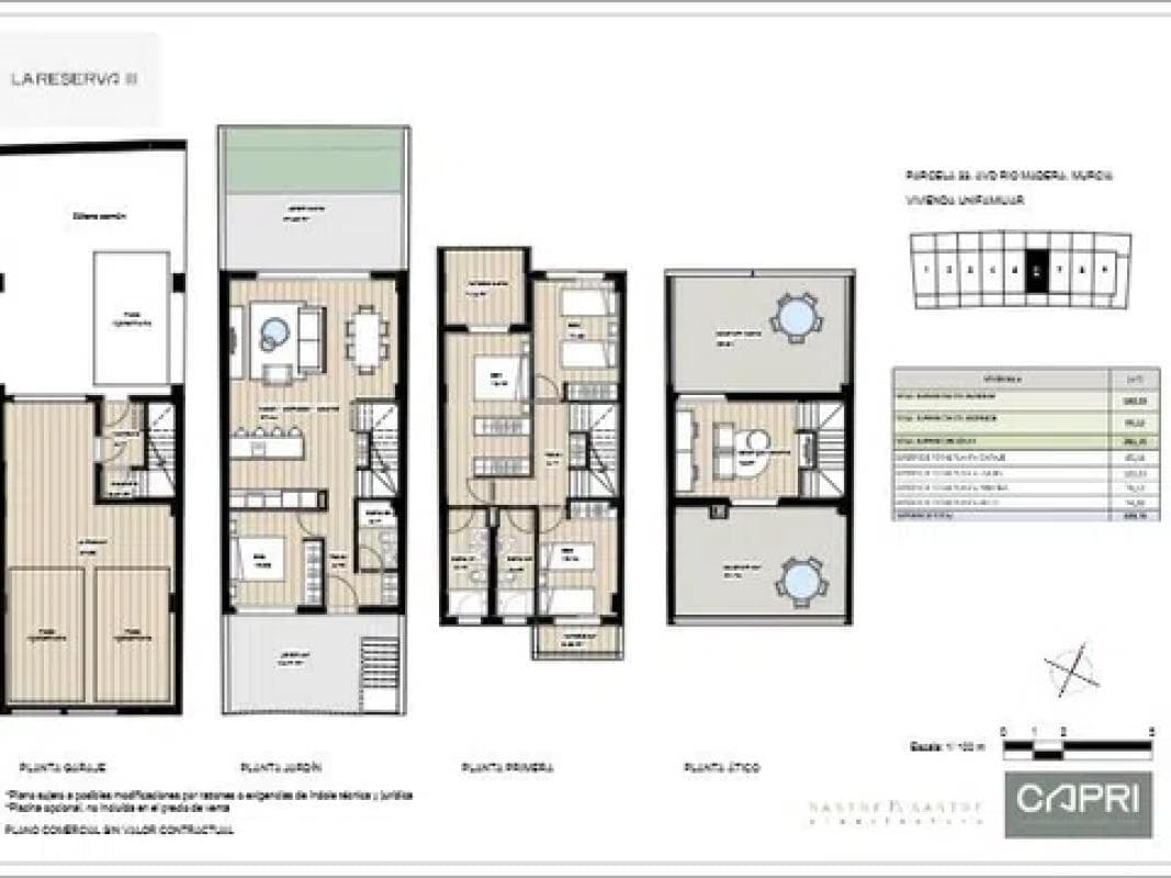 Obra nueva La Reserva III en Murcia (Revista) plan 4
