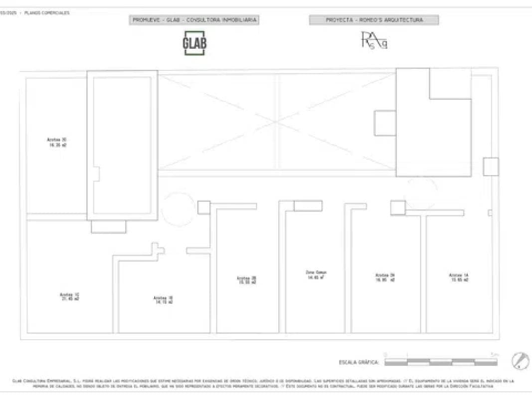Obra nueva AFÁN DE RIBERA 36 en Sevilla (Revista) plan 1