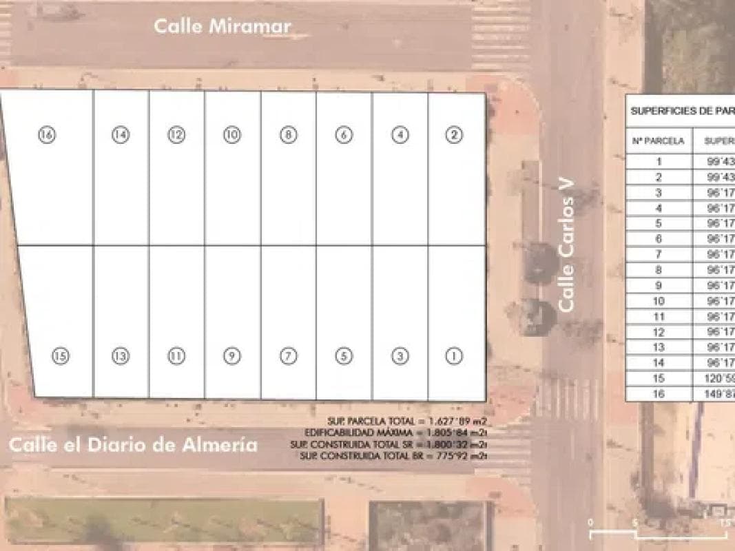 Obra nueva Huertos de la Cañana en Almería (Revista) plan 4