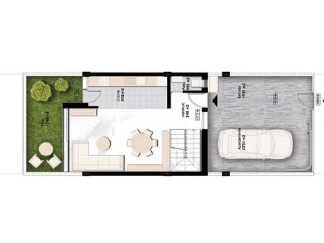 Obra nueva Huertos de la Cañana en Almería (Revista) plan 5