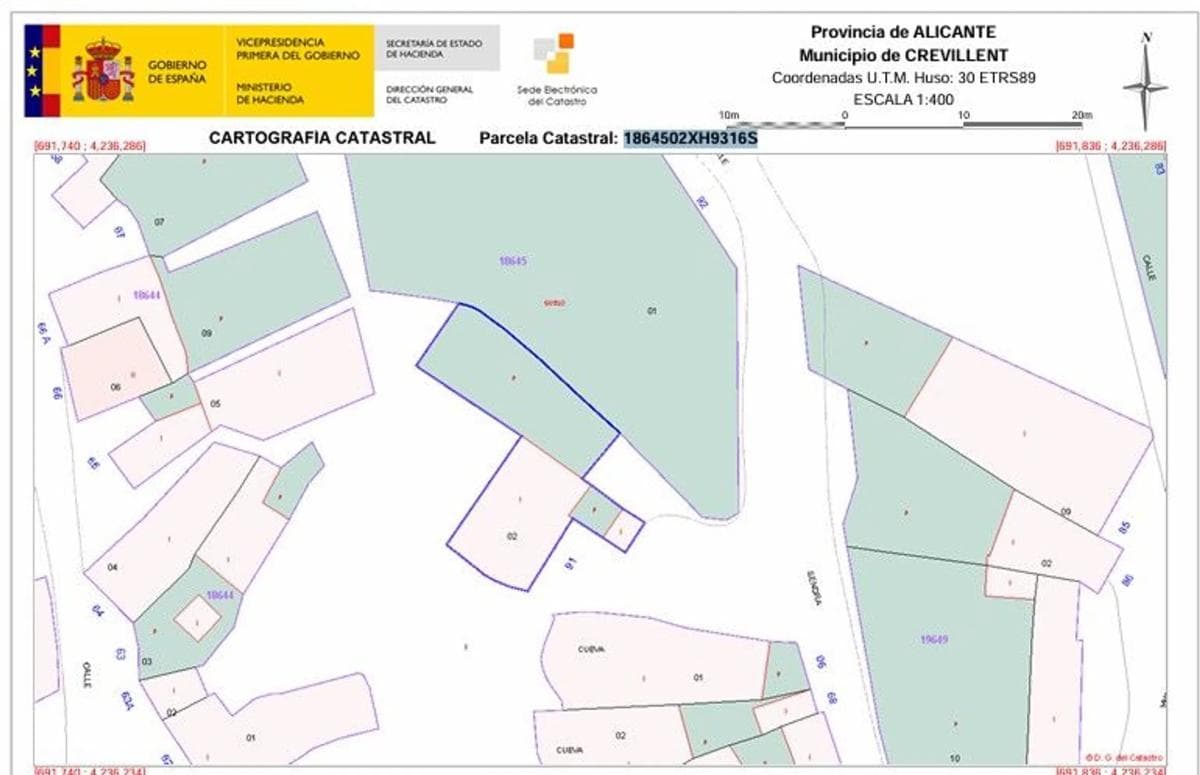 Terreno en venta en Crevillente, Alicante plan 1