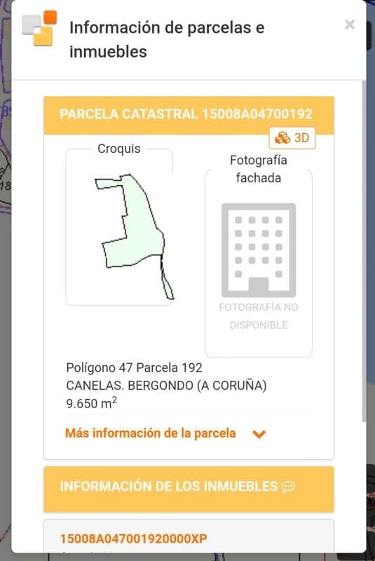 Terreno en venta en Bergondo, A Coruña plan 1