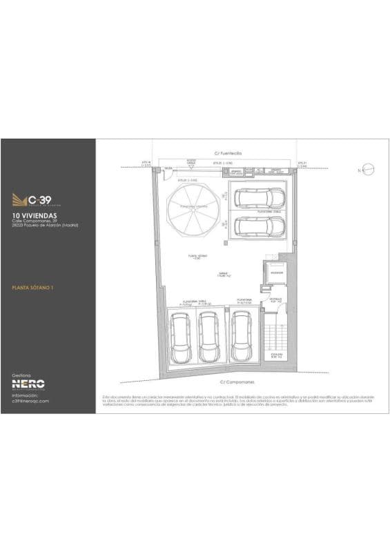 New construction Campomanes in Pozuelo de Alarcón plan 1