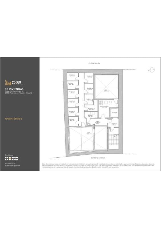 New construction Campomanes in Pozuelo de Alarcón plan 2