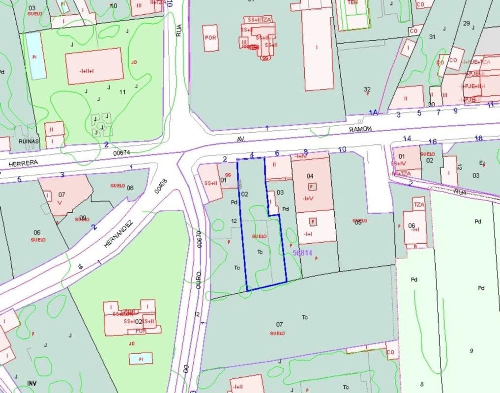 Land for sale in Oleiros, A Coruña plan 1