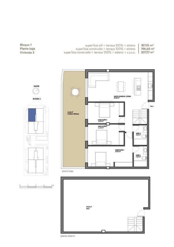 Venta de piso en Bellavista - Capiscol - Frank Espinós, Alicante / Alacant
plan 1