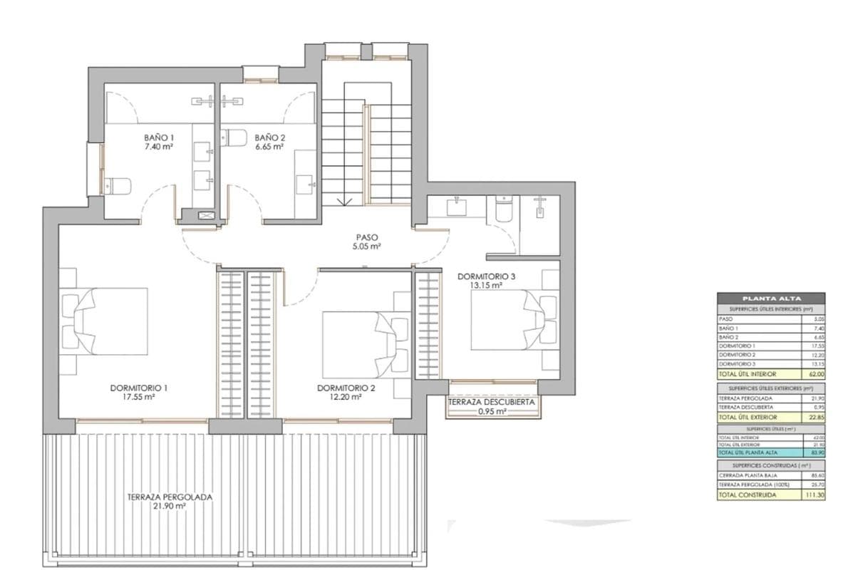Venta de chalet independiente en Altea Hills, Altea
plan 2