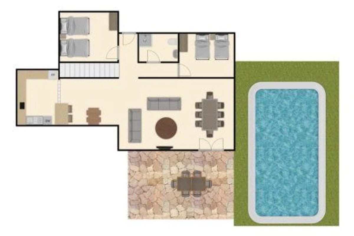 Venta de chalet independiente en Cometa-Carrió, Calpe
plan 1
