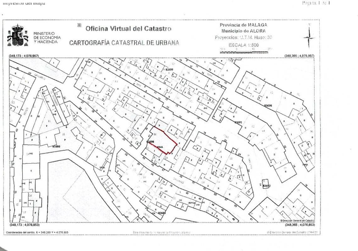 Terreno en venta en Alora, Malaga plan 2