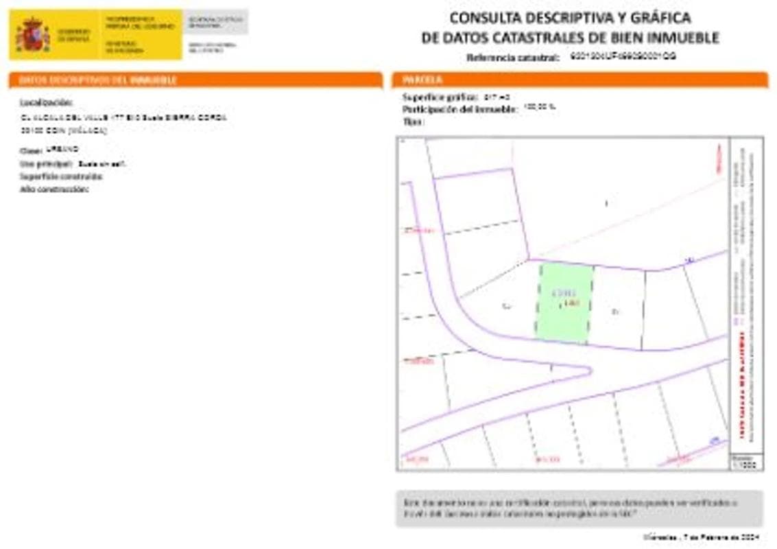 Terreno en venta en Coin, Malaga plan 3