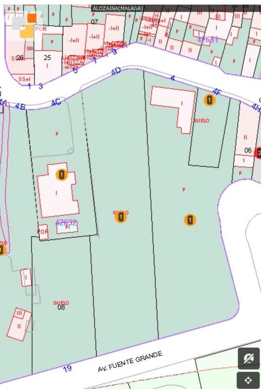 Terreno en venta en Alozaina, Malaga plan 1